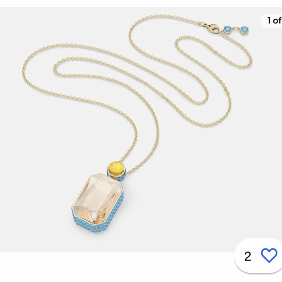 Swarovski Orbita Ocatgon Cut Crystal necklace - Picture 1 of 8